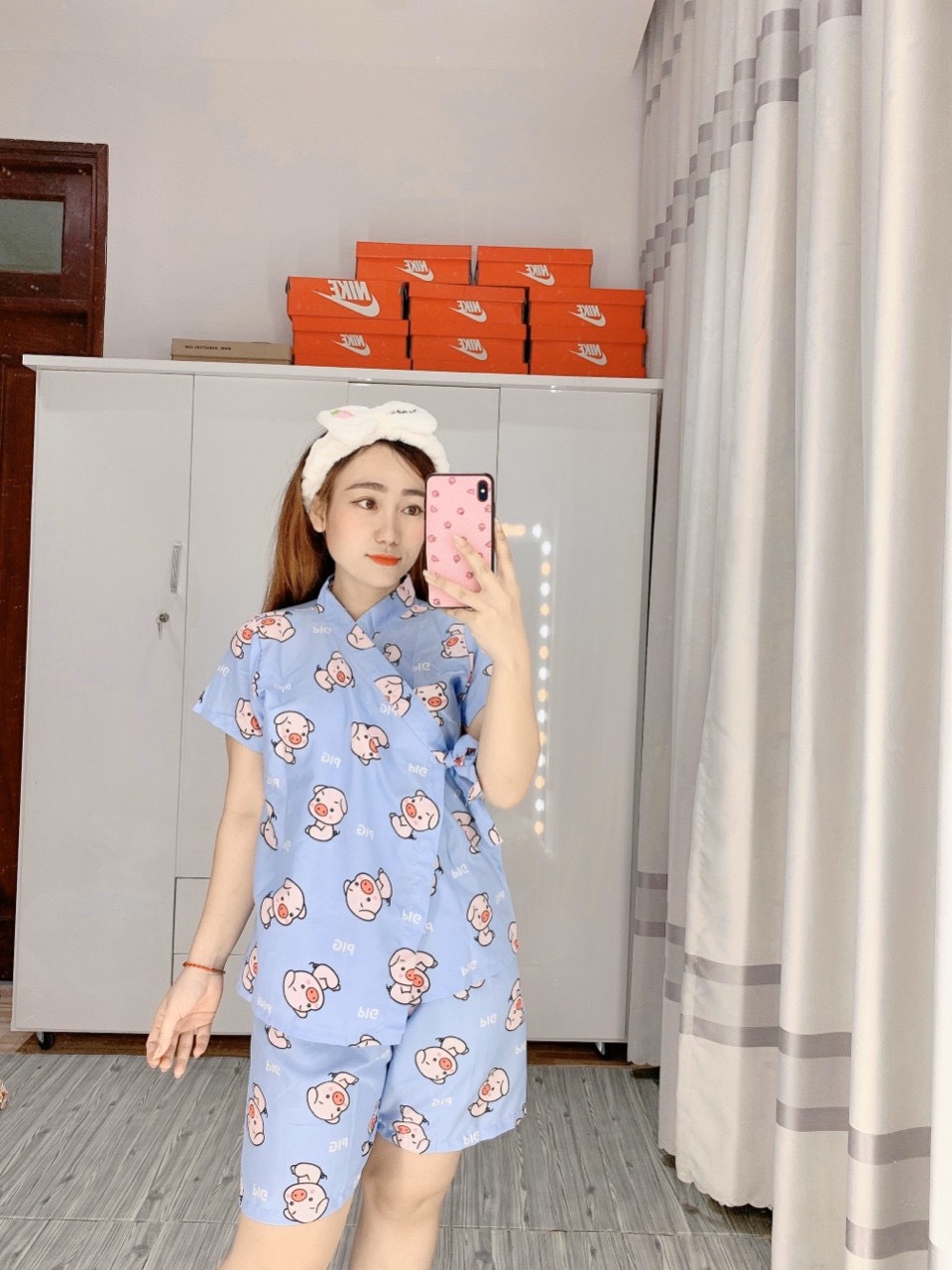 Đồ bộ nữ kimono kate thái hình kute [MUA 2 GIẢM SỐC 10%]