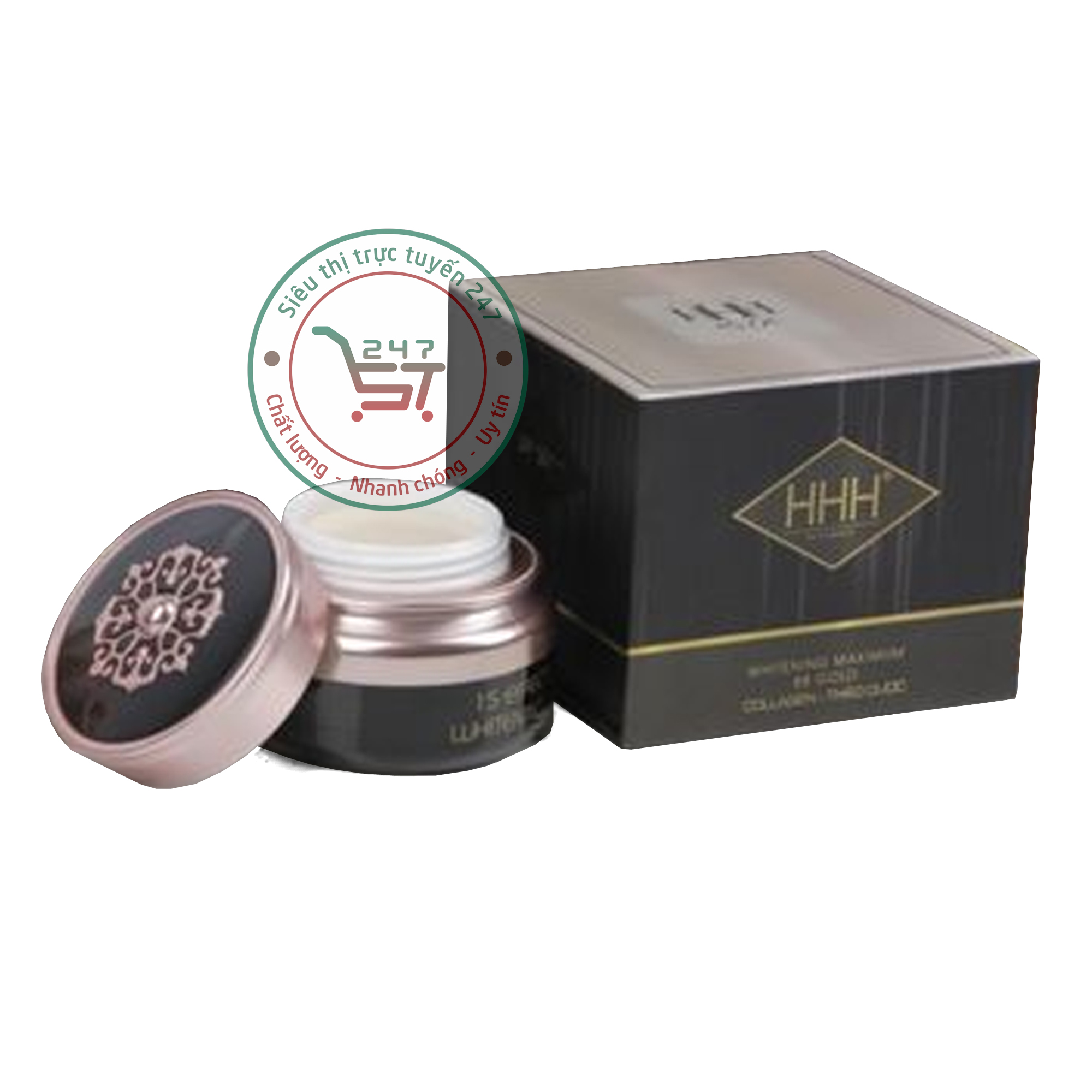 Kem Trắng da mặt đa năng collagen HHH 50g
