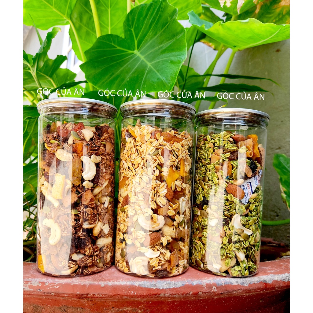 Granola ăn kiêng nhiều hạt 500g- ngũ cốc ăn kiêng không đường