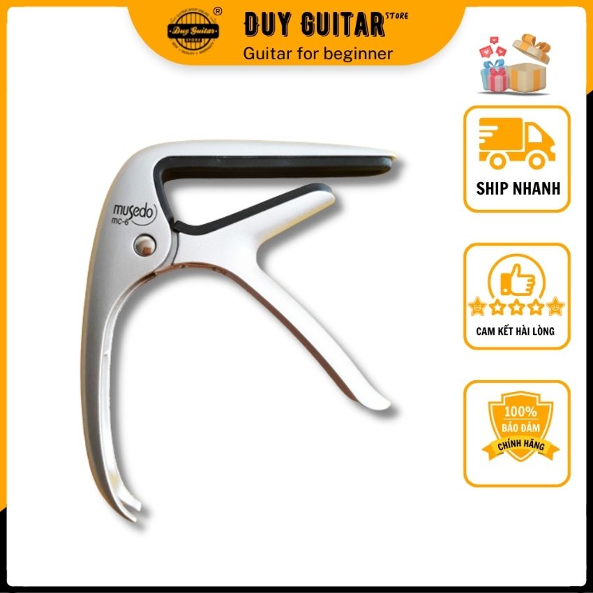 Capo Musedo MC-6 siêu xịn dành cho guitarist - Musedo MC-6 dành cho guitar Classic - Musedo MC-6 Designed for Classic Guitar Duy Guitar Store
