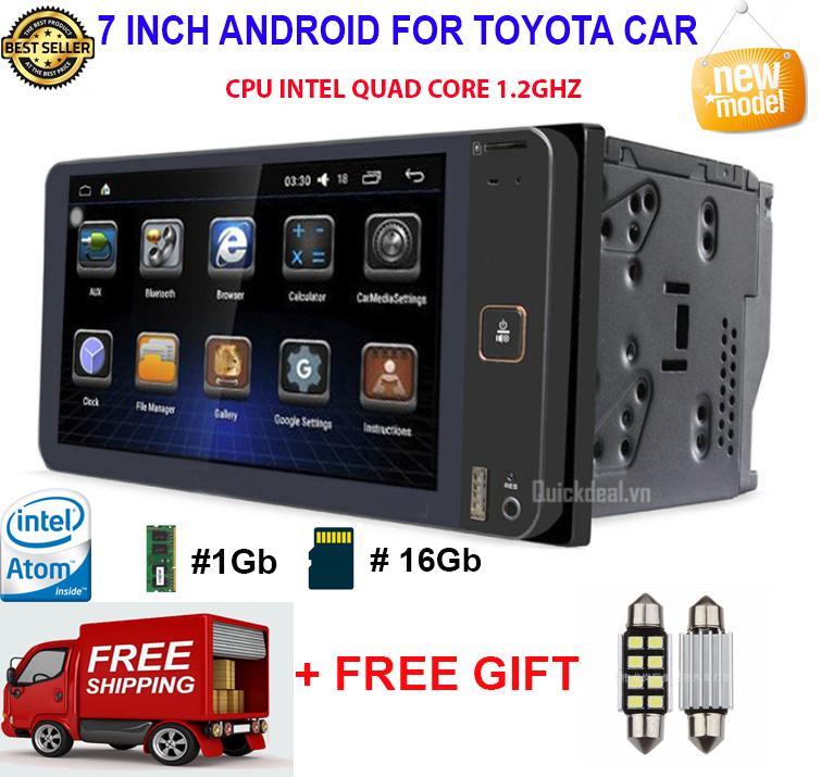 Màn hình android ô tô toyota 7 inch android 7 inch for toyota car