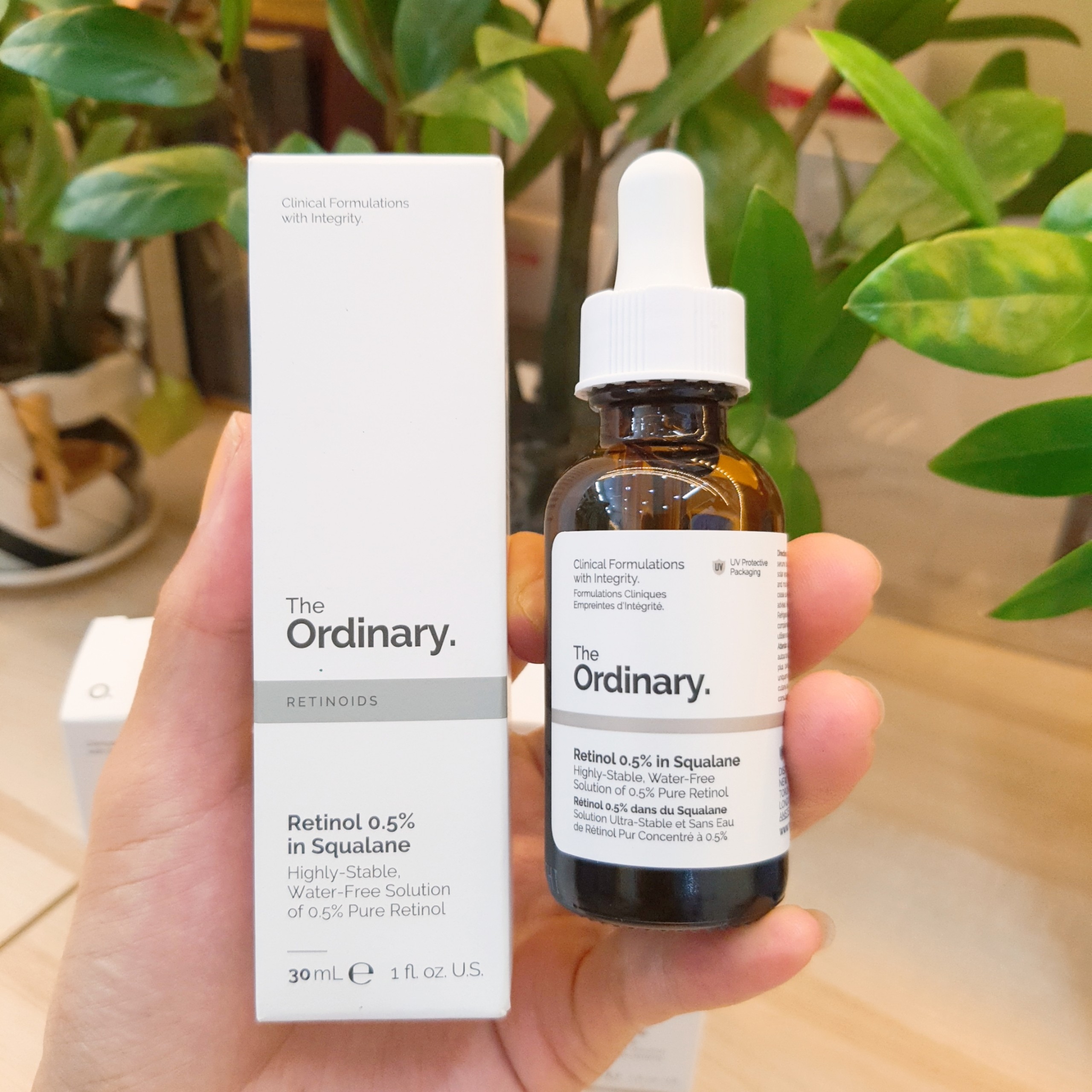 Serum tinh chất retinol 0.2% 0.5% 1% in squalane the ordinary.