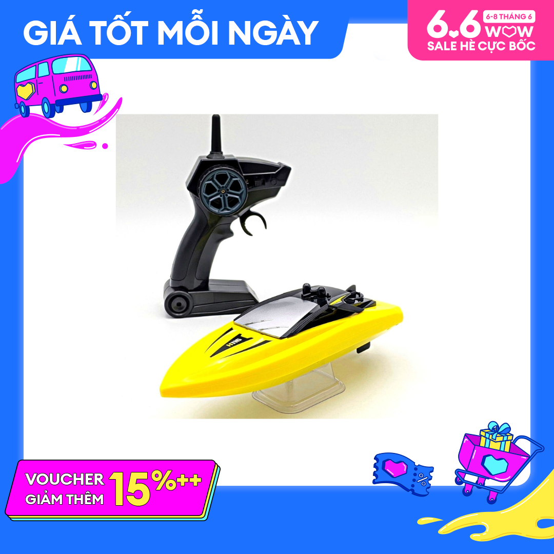 Cano điều khiển từ xa h116 - 2 motor mạnh mẽ - 2.4g - tỉ lệ 1:47