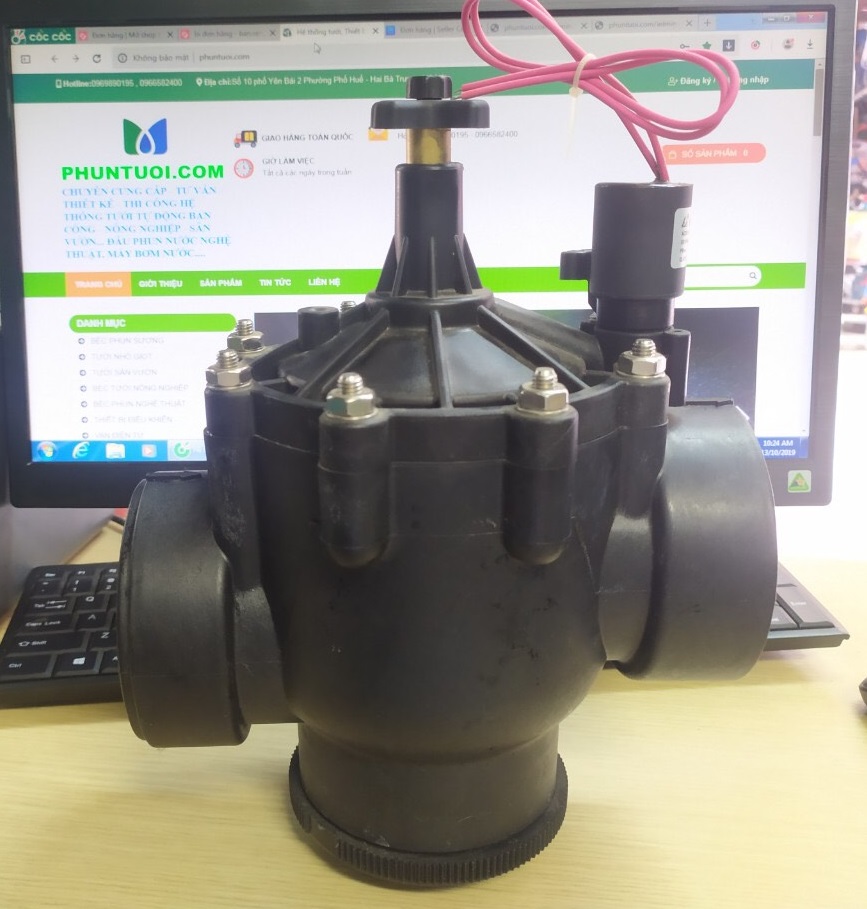 Van điện từ ngoài trời phi 90mm - 220v/24vac/24vdc