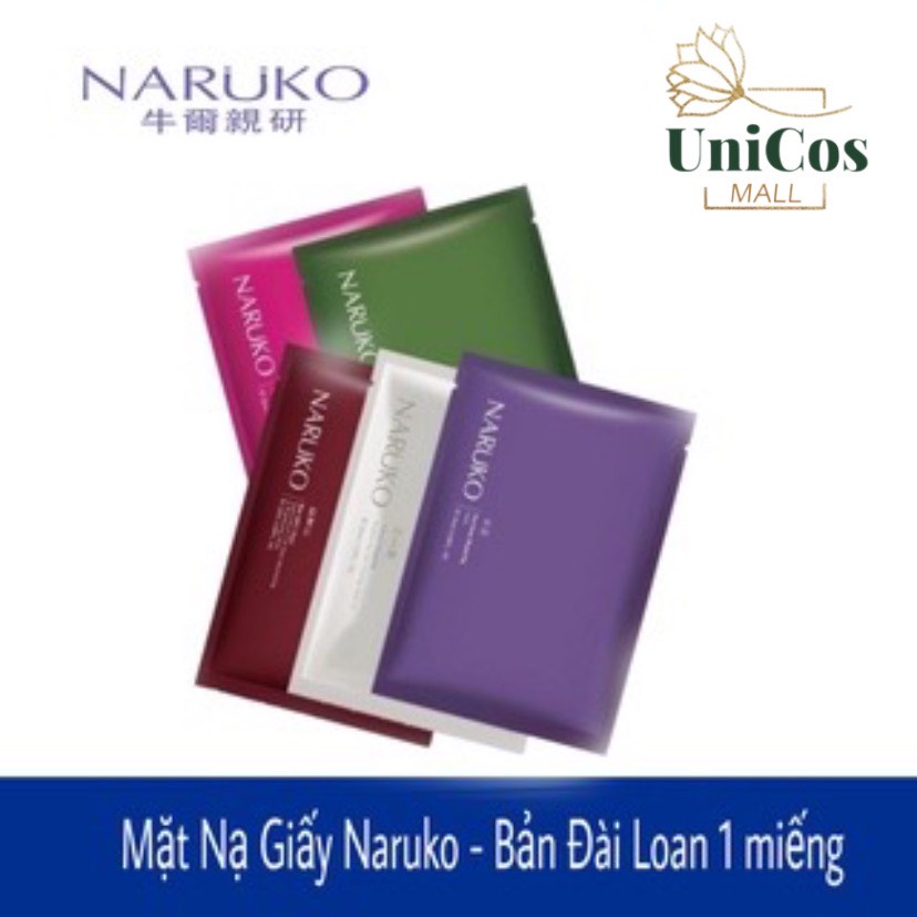 Mặt nạ giấy naruko bản đài loan 1 miếng lẻ