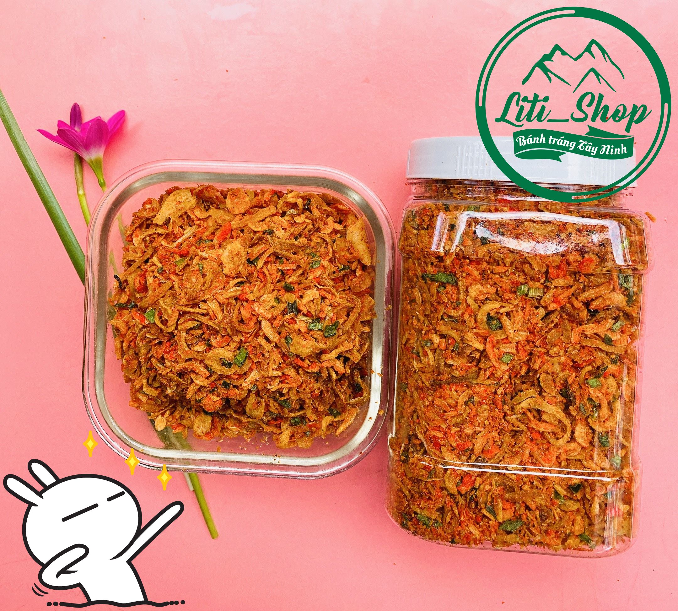 Hành phi - ruốc sấy - muối tôm tây ninh