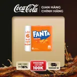 [HOẢ TỐC HCM] Lốc 6 Lon Nước Giải Khát Có Gas Fanta Hương Cam 320ml/Lon Sale 15.11 Coca-Cola Chính Hãng_LD