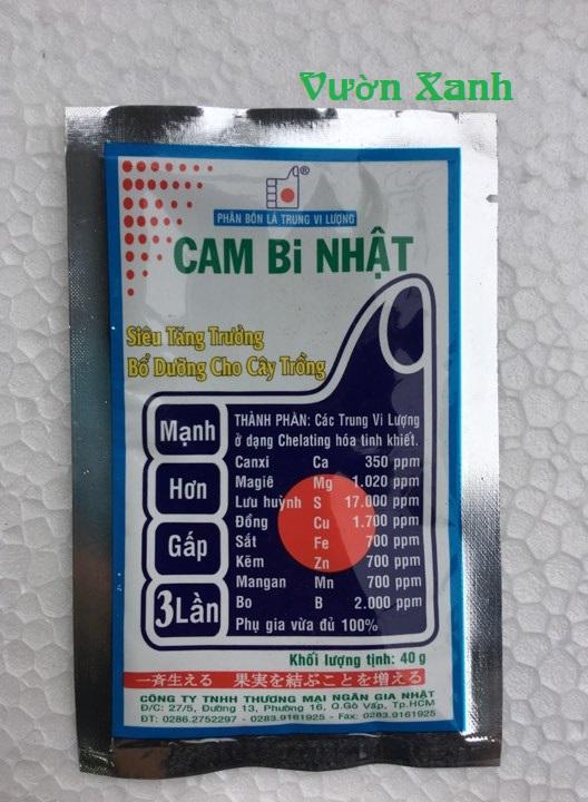 Combo 5 gói phân bón lá trung vi lượng Cam bi Nhật