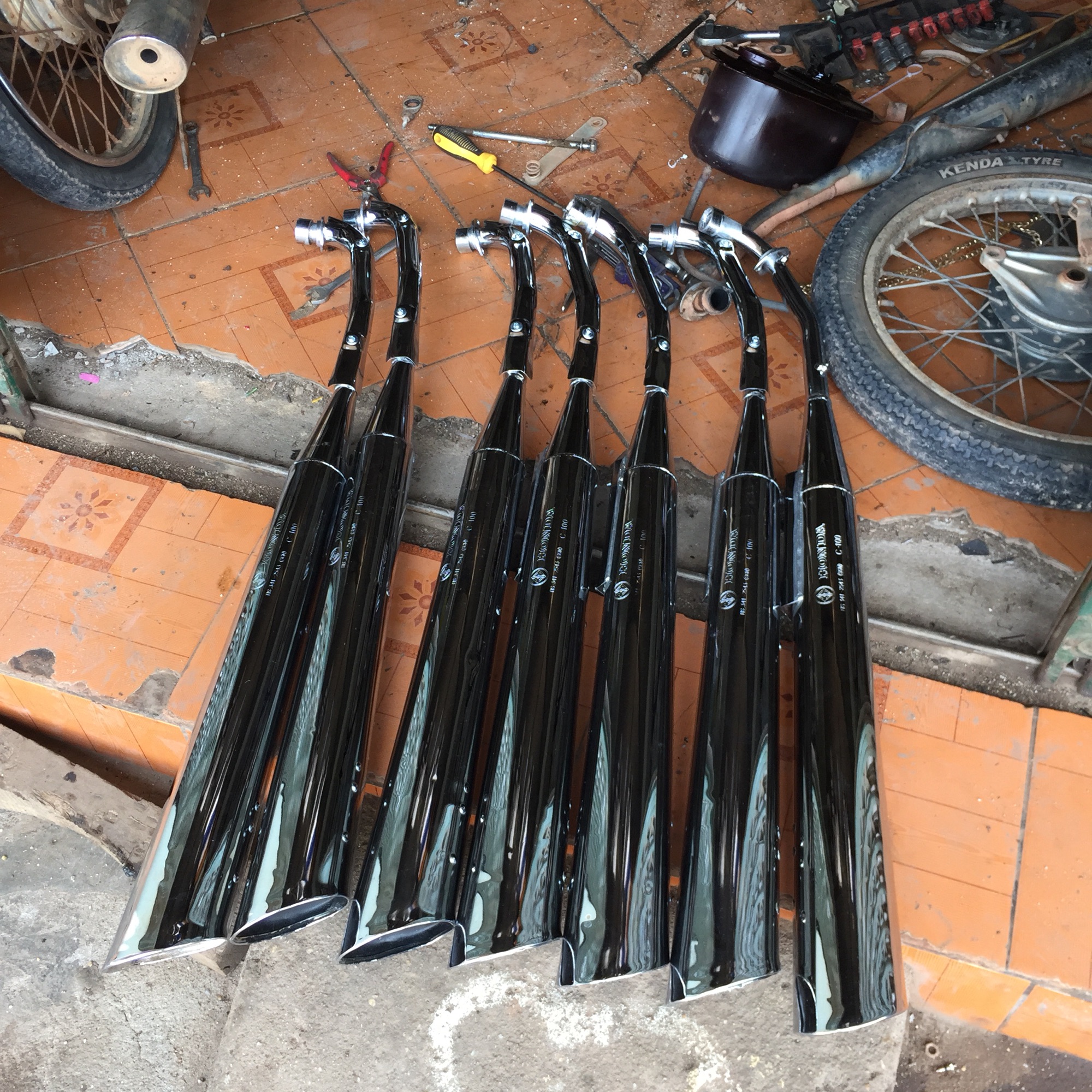 Pô 2543 móc nhẹ nổ giòn cho xe Dream Wave Cup