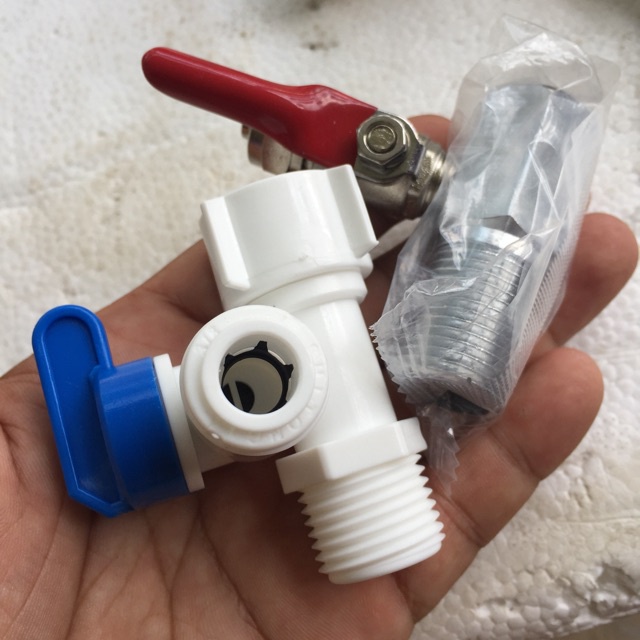 Bộ chia nước đầu vào máy lọc nước dây 10 khẩu khóa nhựa
