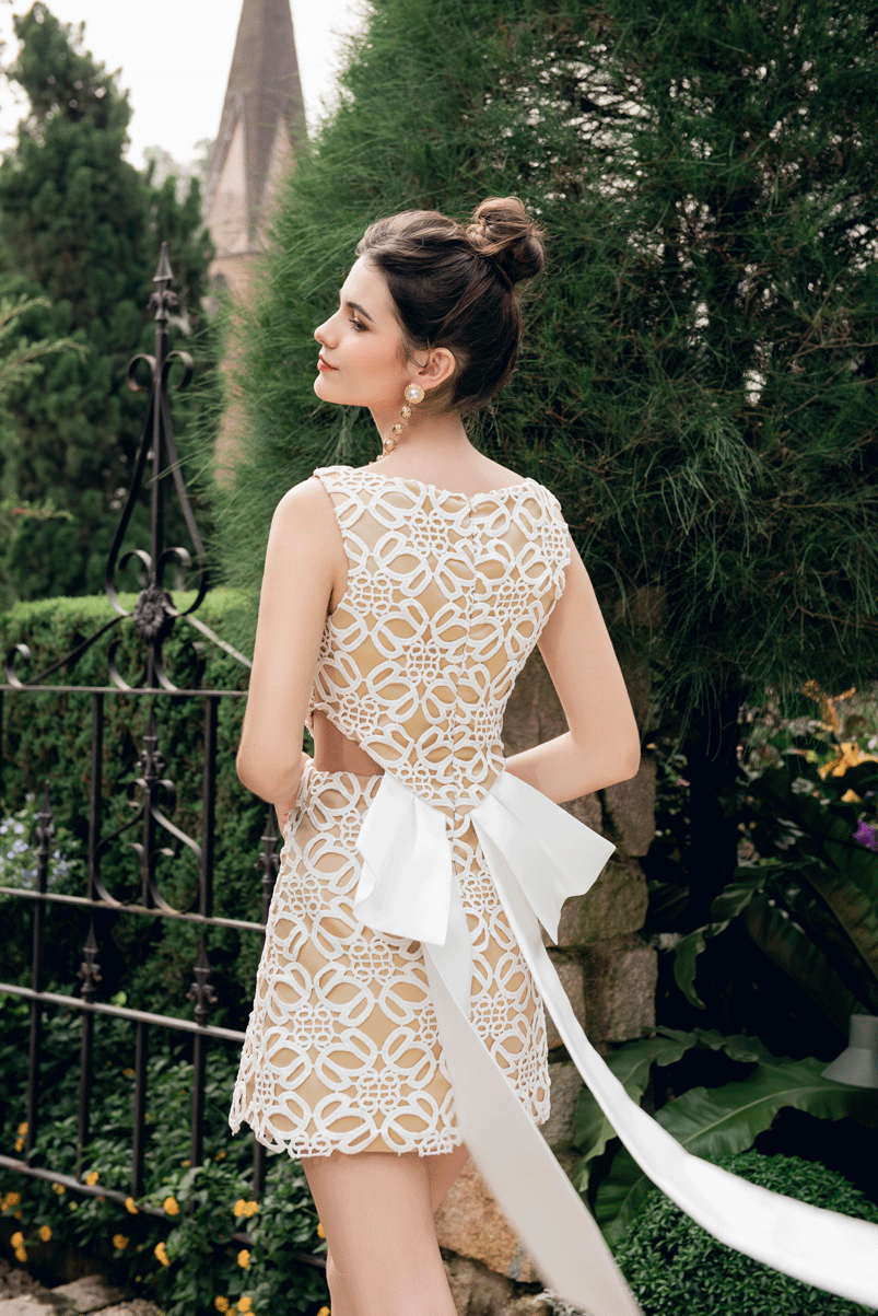 Mira - bowtie dress - đầm nữ