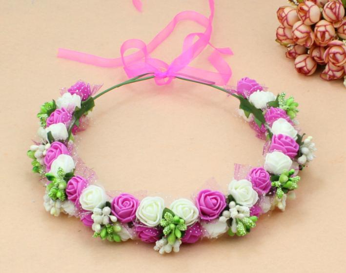 Vòng hoa đội đầu vòng hoa cô dâu vòng hoa chụp hình vòng hoa kỷ yếu vòng hoa cho bé vòng hoa