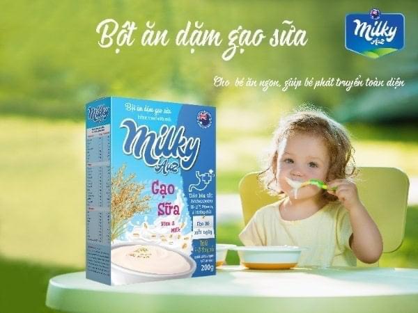 Bột ăn dặm Milky vị gạo sữa