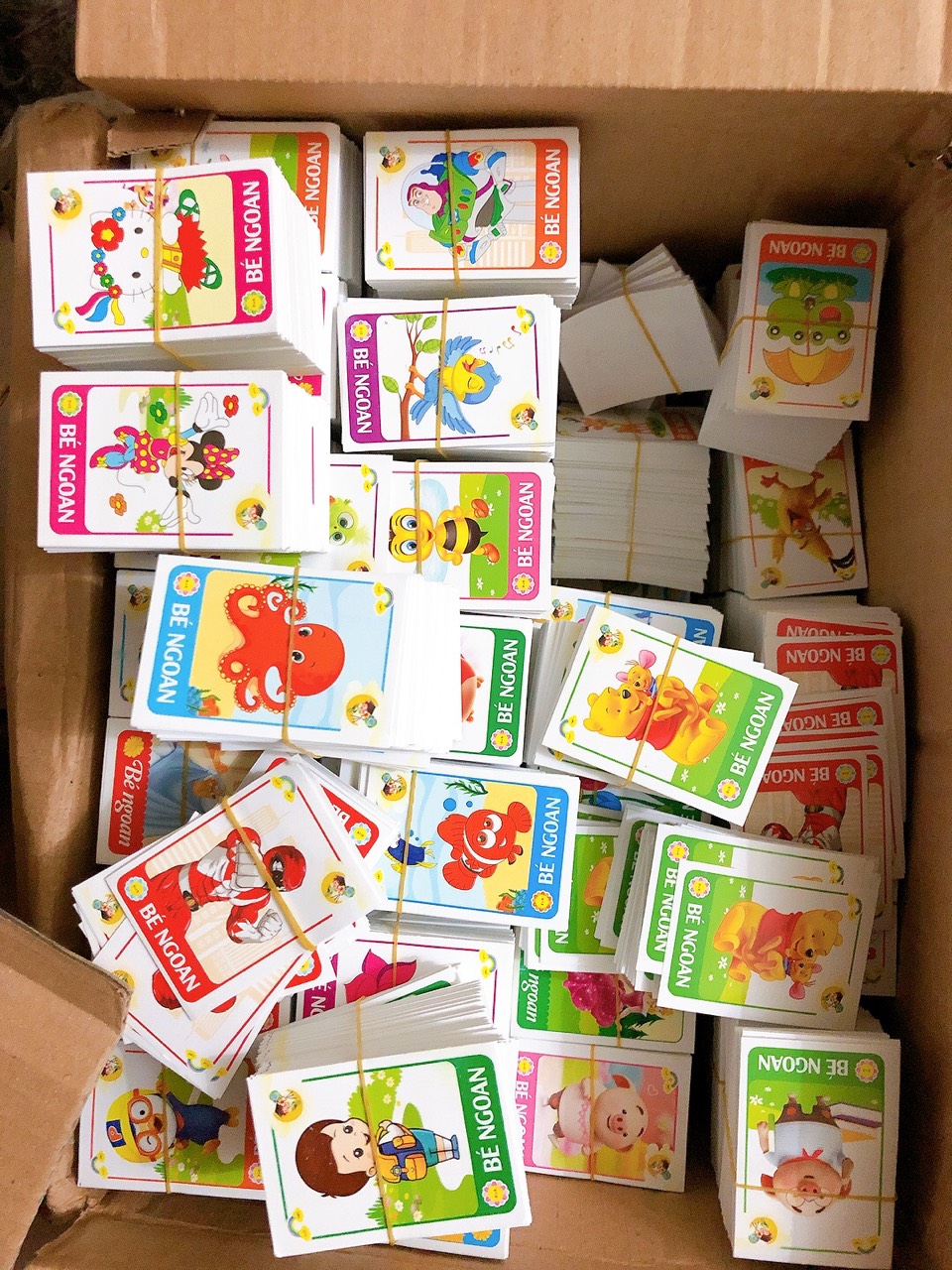 Set 500 phiếu bé ngoan trộn đủ mẫu