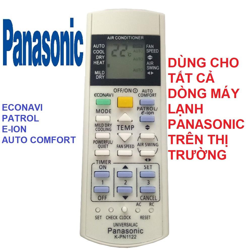 Remote điều khiển máy lạnh PANASONIC K-PN1122 - ĐIỀU KHIỂN ĐIỀU HÒA PANASONIC - (Dùng cho tất cả các đời máy lạnh PANASONIC)