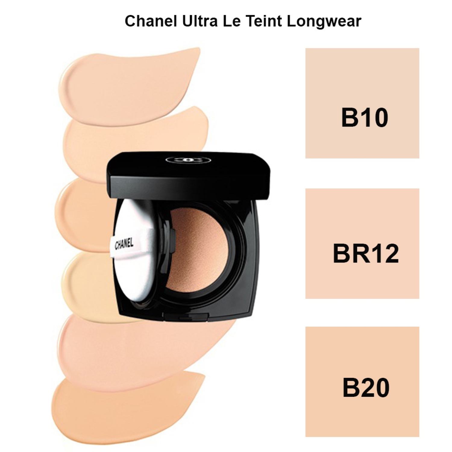 Phấn Nước Chanel Les Beiges Healthy Glow Gel Touch Foundation SPF 25 PA+++  11g, kết cấu gel-nước siêu mịn và tươi mát, cho phép tùy chỉnh độ che phủ  trên cả da