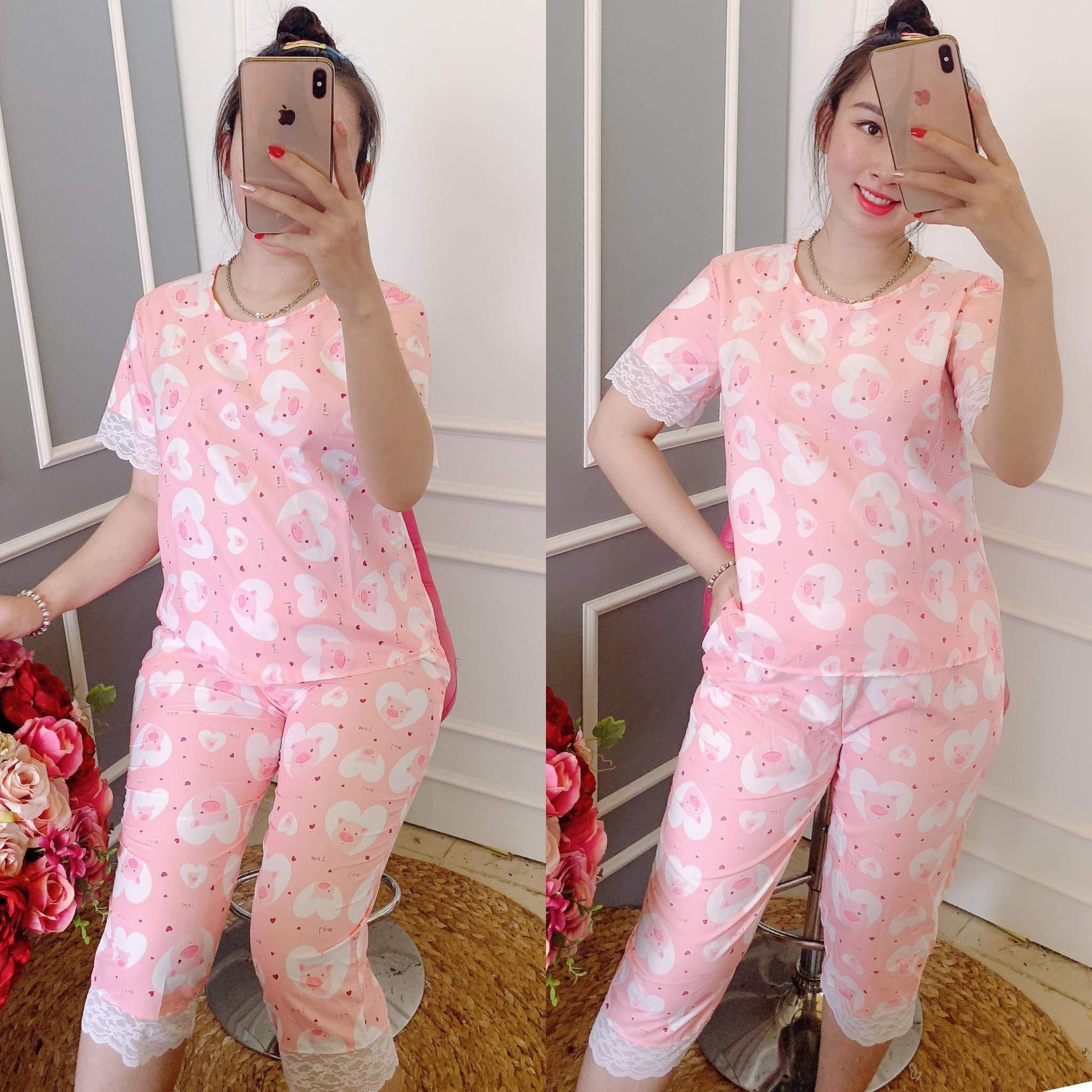 Ảnh thật Sét tiểu thư trái tim quần lửng siêu hot chất kate 4 màu