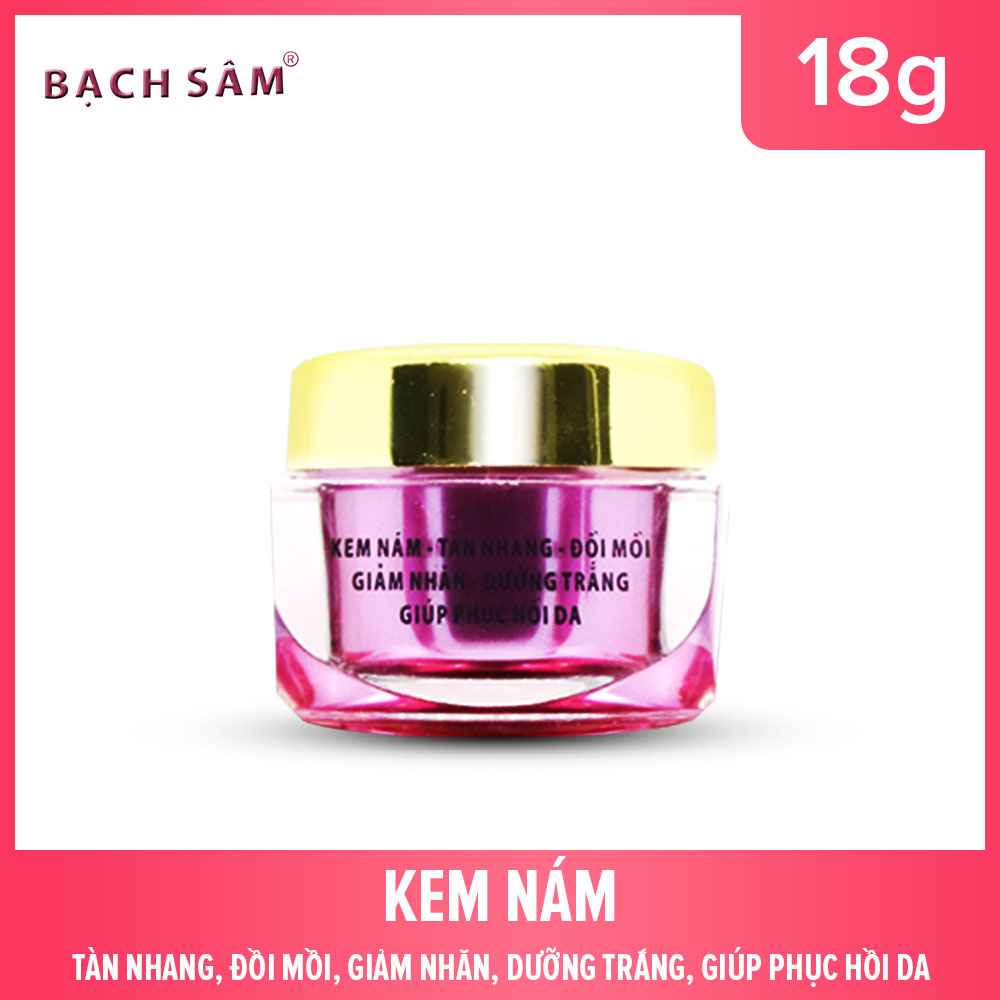 BẠCH SÂM kem nám- tàn nhang- đồi mồi- giảm nhăn- dưỡng trắng- giúp phục hồi da 18g K3 - [Mỹ Phẩm Hà Linh]
