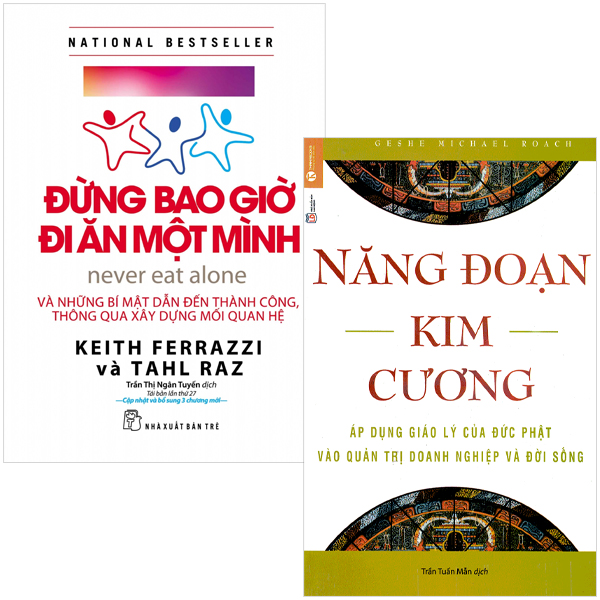 Fahasa - Combo Sách Hay Sách Năng Đoạn Kim Cương + ​Đừng Bao Giờ Đi Ăn Một Mình (Bộ 2 Cuốn)