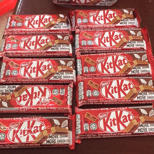  Combo 10 Bánh Kitkat Thanh 2F 17g  B F  - Cocoa Nestle 