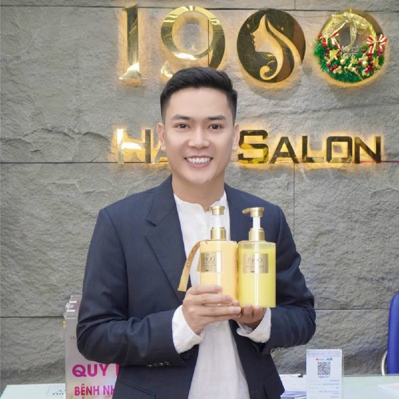 Bộ dầu gội dầu ủ cao cấp 1900 Hair Salon 500ml x2