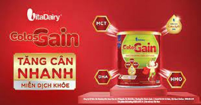 Sữa colos gain - dành cho bé từ 1-10 tuổi 800g