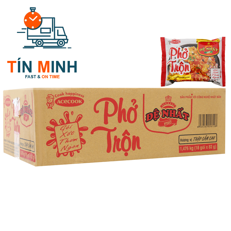 Phở trộn đệ nhất vị thập cẩm cay thùng 18 gói 82g - Cty TM
