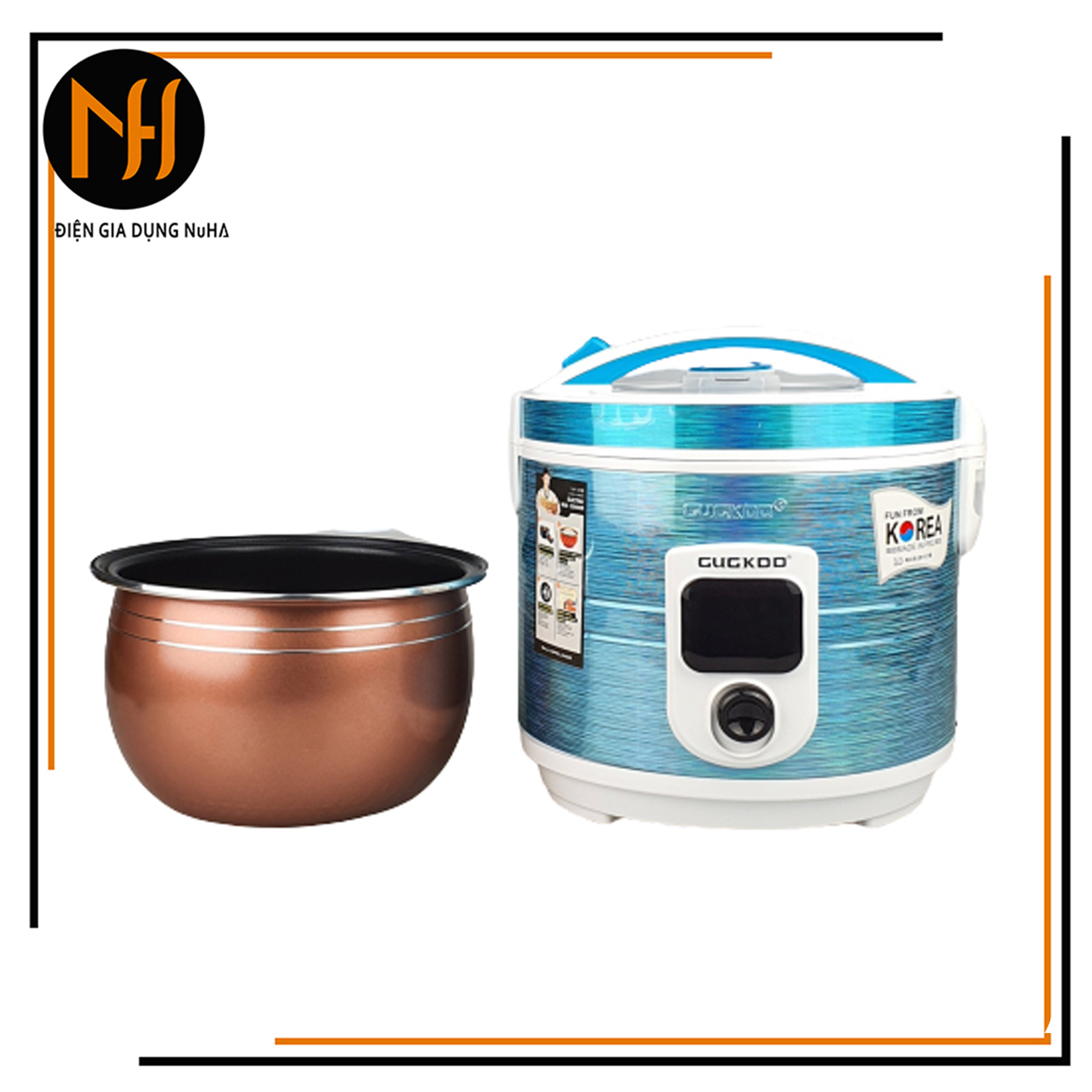 Nồi cơm điện nắp gài nhập khẩu lồng niêu GUGKDD GK-208 dung tích 2L công suất 900W bảo hành 12 tháng màu ngẫu nhiên
