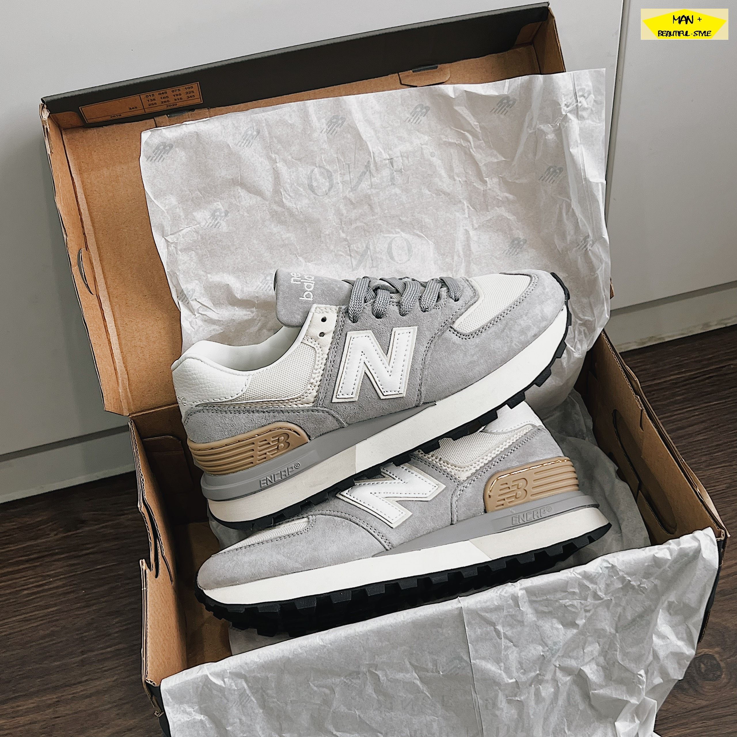 Giày New Balance 574 Legacy 'Team Away Grey Angora', giày NB 574 ghi xám, giày 574 2023, NB độn đế, giày thể thao nam nữ New Balance (NEW 2023)