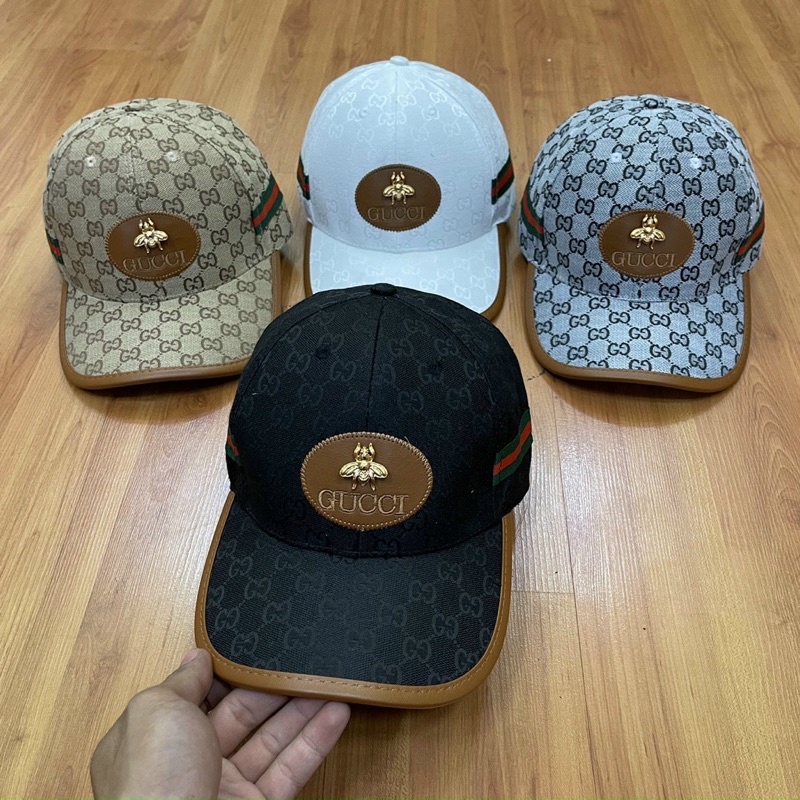 Nón kết gucci thêu logo hình bướm