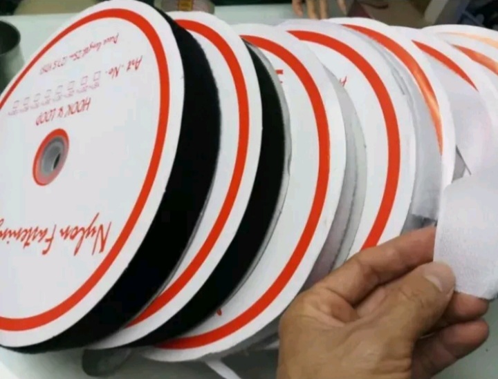 1 Bộ 2 Mét Miếng dán vải 2 mặt dán giày túi xách - Velcro Dán Xé Băng gai dính khóa nhám không keo. Khổ rộng tùy chọn