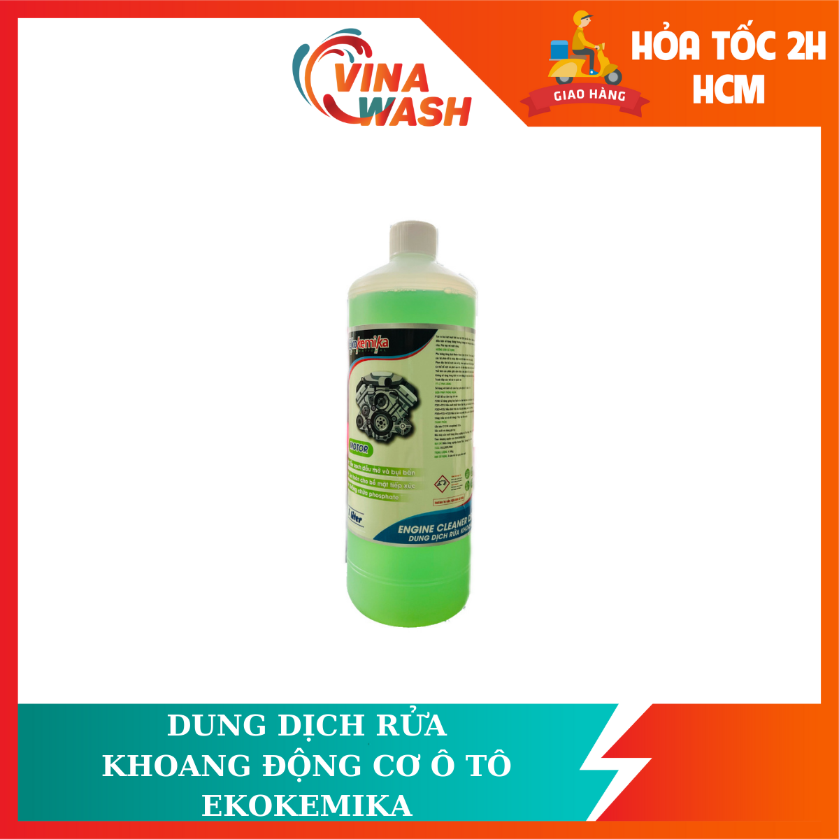 Dung dịch rửa khoang động cơ Ekokemika Motor 1L
