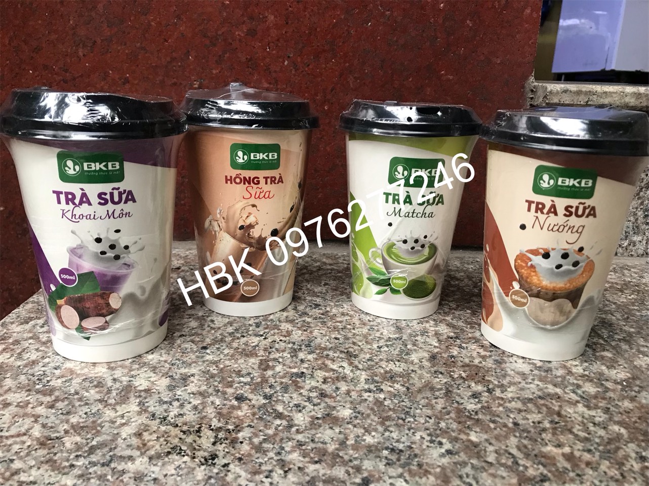 TRÀ SỮA TRÂN CHÂU CỐC  500ML UỐNG LIỀN