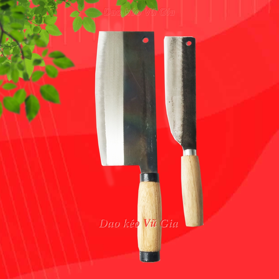 Bộ dao 2 món thái chặt nhà bếp
