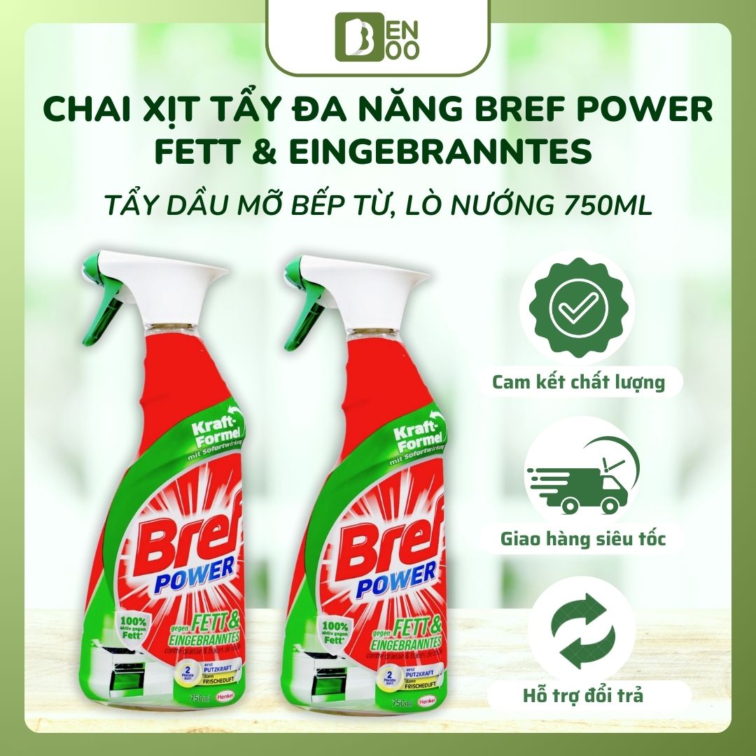 BREF power Fett & eicelantes all-in-one spray bottle induction cooker oil removal, oven 750ml