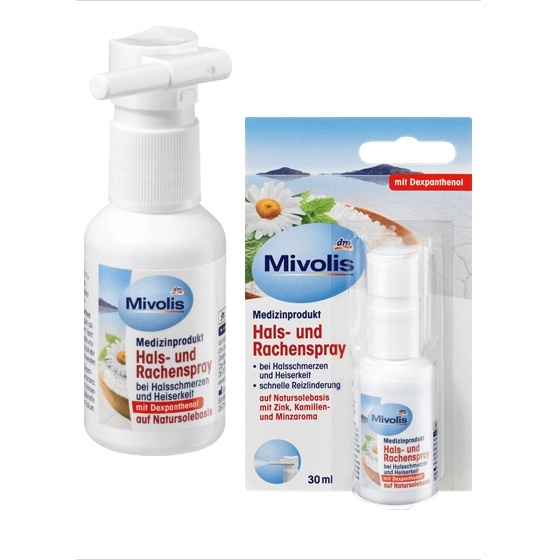 Xịt họng mivolis - hàng nhập đức
