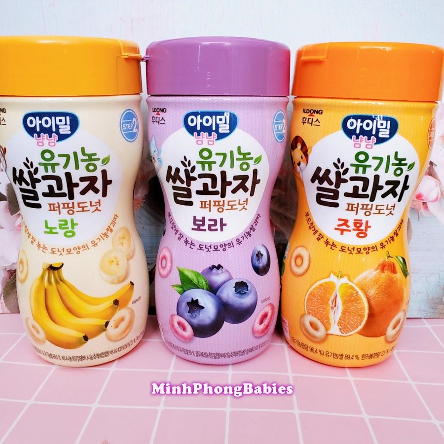 Bánh gạo tròn hữu cơ ildong 40g
