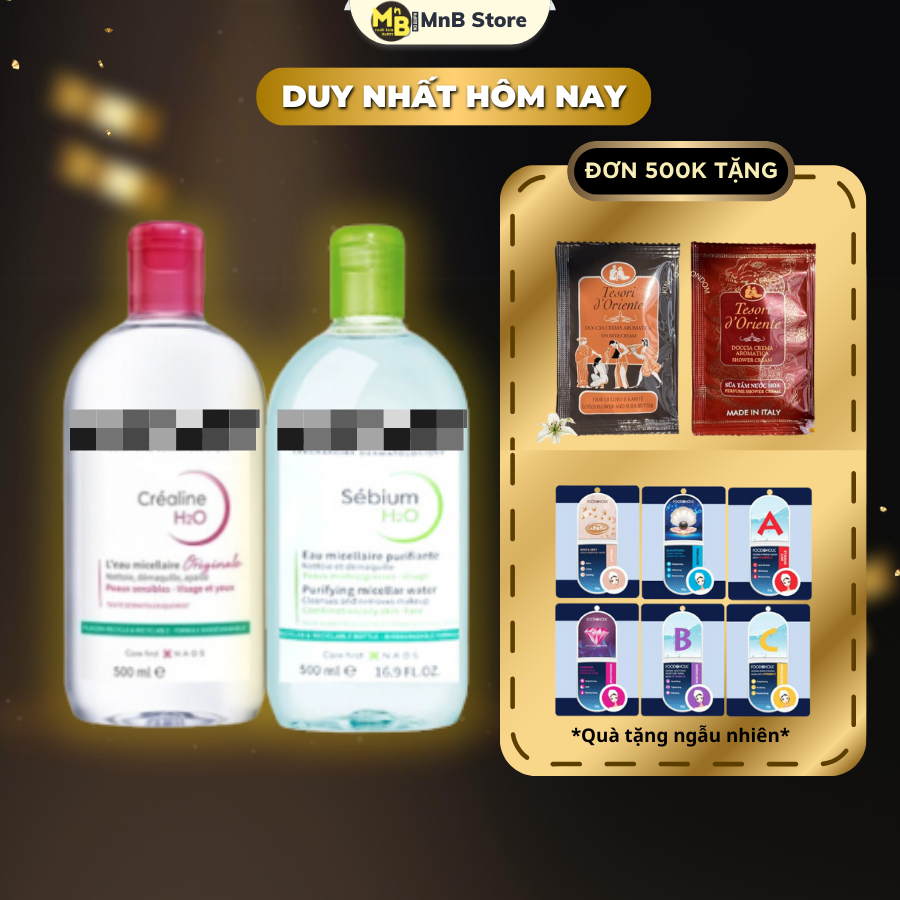 Nước Tẩy Trang Bioderma Dành Cho Da Nhạy Cảm Sensibio H2O 500ml