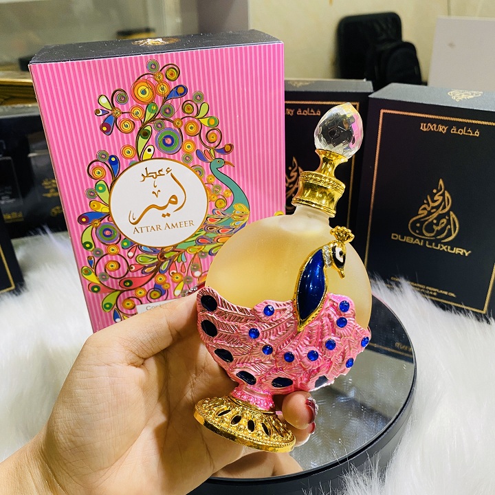 Nước hoa tinh dầu dubai attar ameer công hồng nội địa 35ml