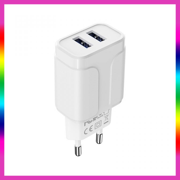 Củ sạc Borofone BA37A 2 cổng 2.4A hỗ trợ sạc nhanh an toàn cho điện thoại