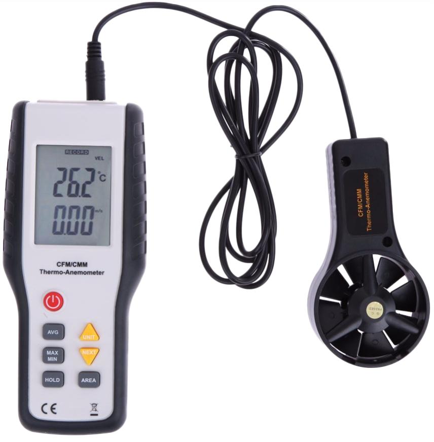 Máy đo tốc độ lưu lượng gió cfm / cmm thb ht-9819