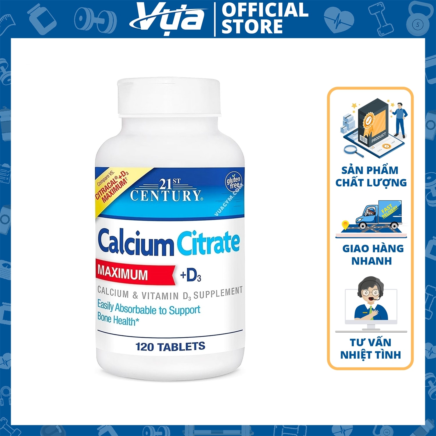 21st Century - Calcium Citrate Maximum + D3