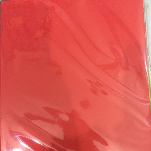 Giấy bìa màu đỏ A4 ( Bìa màu đặc biệt - thếp 100 tờ)
