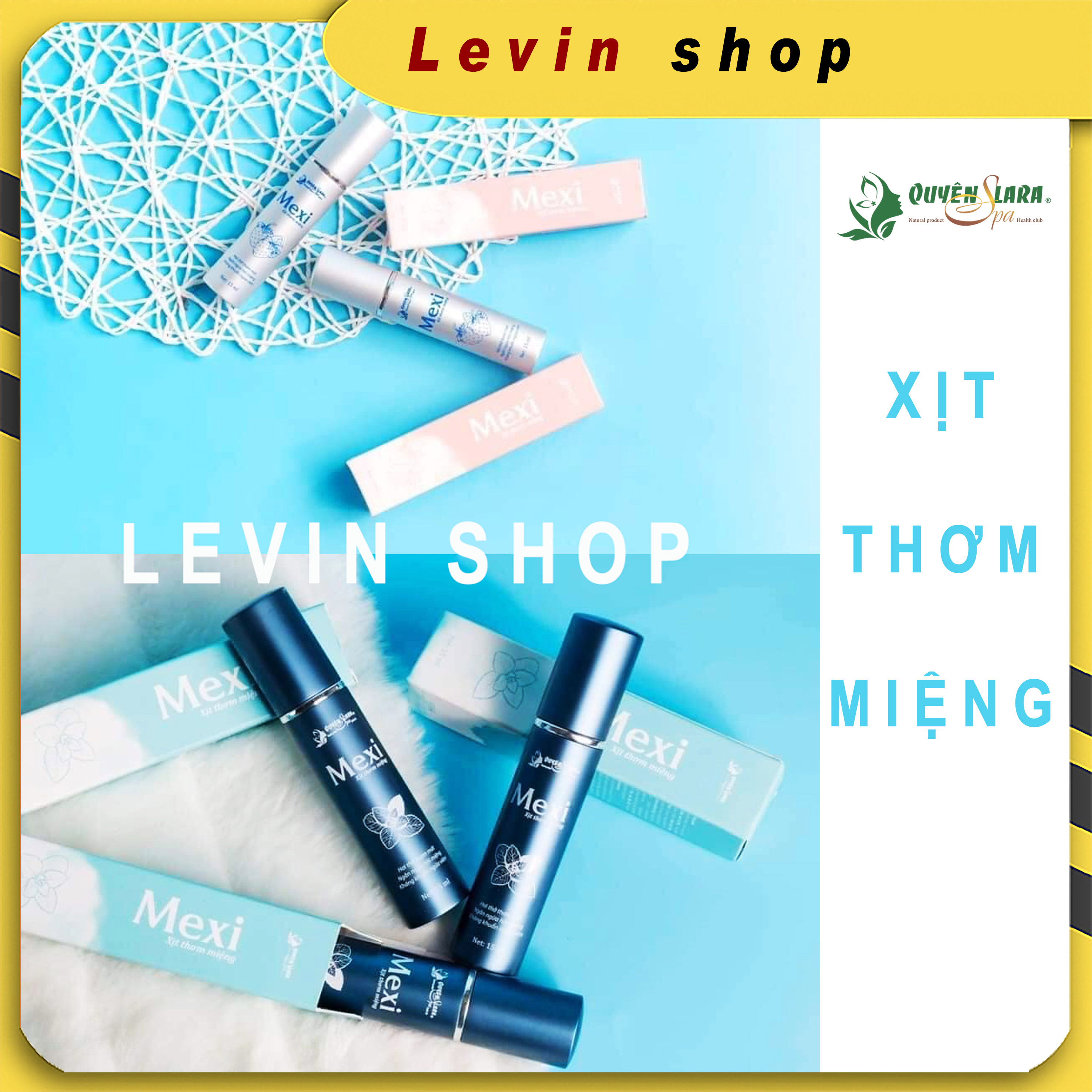 [Quyên Lara] Xịt thơm miệng MEXI Quyên Lara - Khử mùi, hết hôi miệng [15ml]