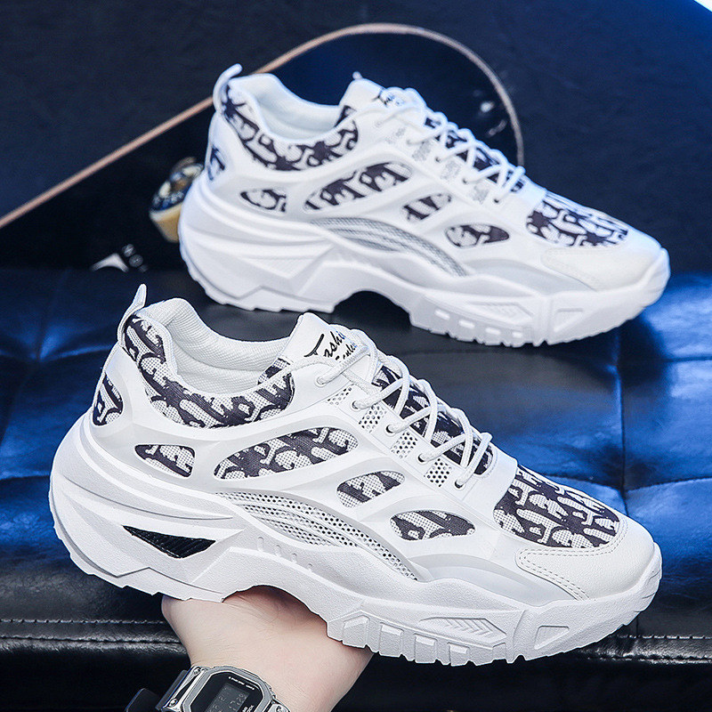 Giày thể thao nam sneaker, đế tăng 5cm chiều cao, kiểu dáng mạnh mẽ cực chất, đế cao su cao cấp bền đẹp, chống trơn trượt dio
