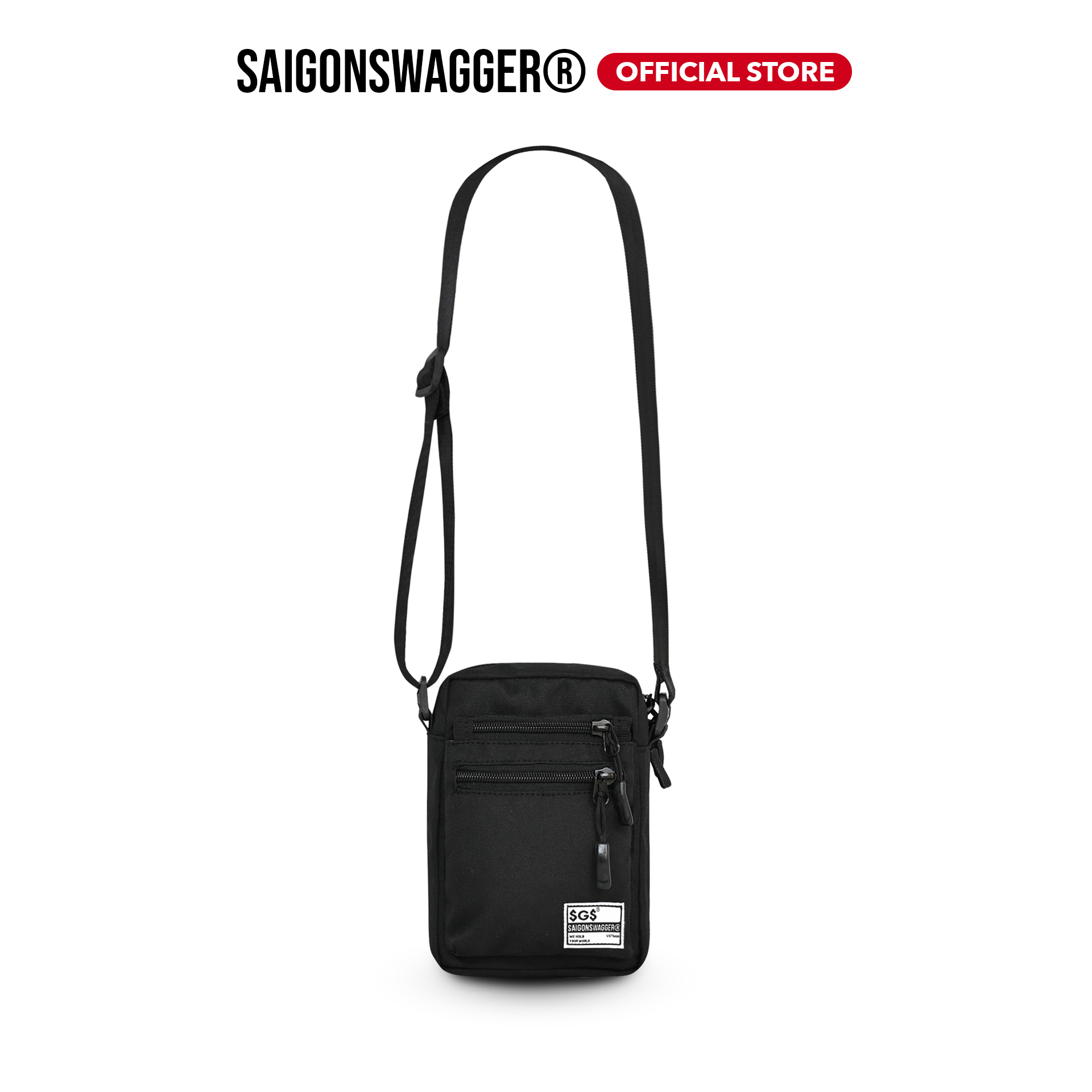 Túi đeo chéo nam nữ saigon swagger® sgs double zip bag
