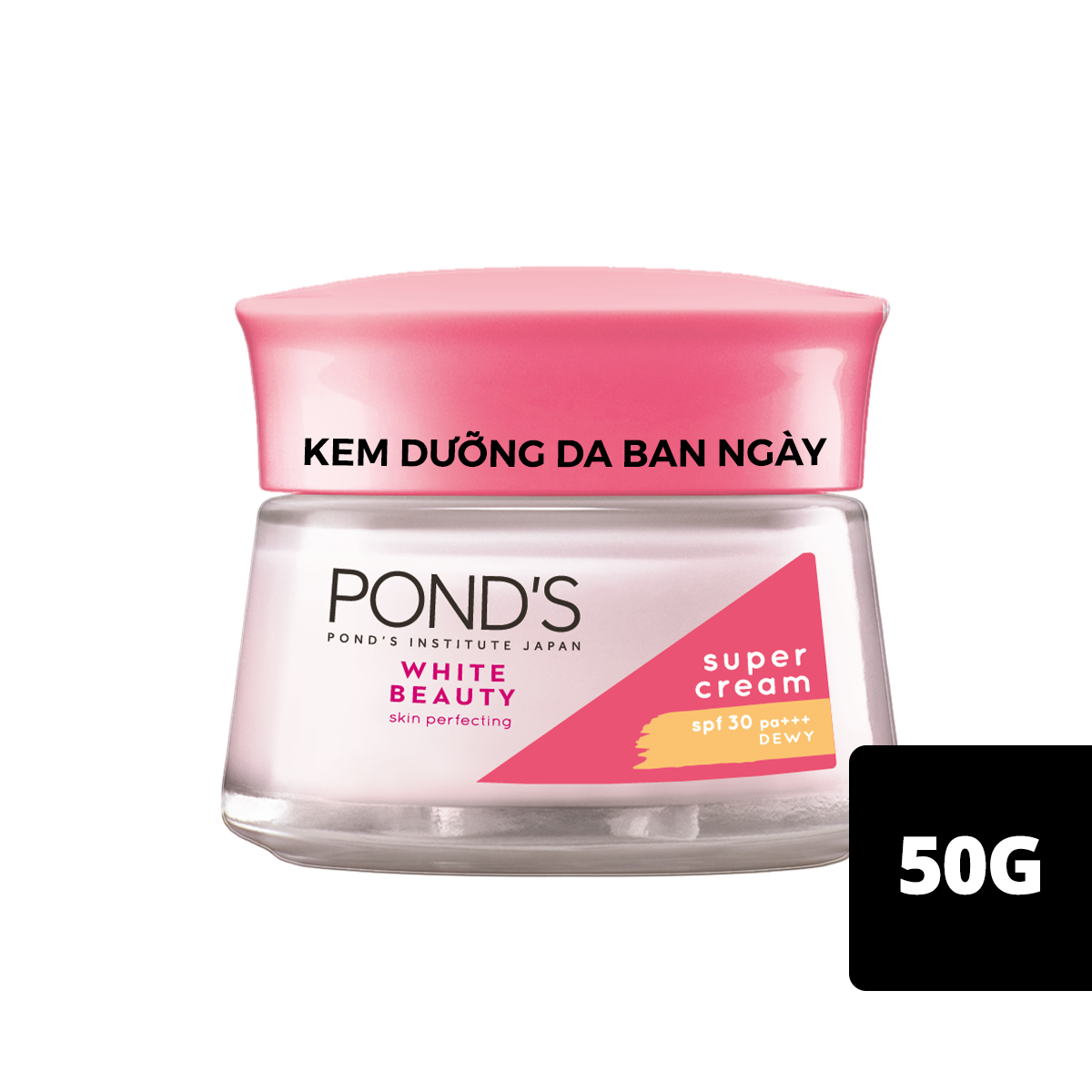 Kem dưỡng da trắng hồng rạng rỡ Ponds White Beauty Super Cream SPF30 50g