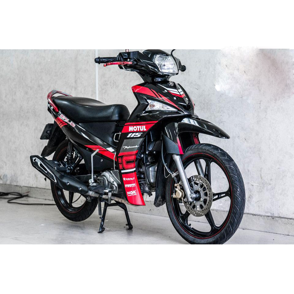 Tem trùm Sirius Fi đỏ đen motul - Độ dán team trùm decal xe máy Sirius Fi đỏ đen motul - Team trùm decal xe máy Sirius Fi rẻ đẹp và chất