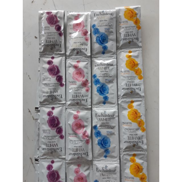 Combo 5 dây sữa tắm Enchanteur cao cấp (50 gói x 6 gram/1 gói)