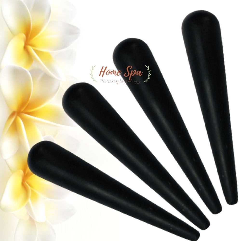 Cây Ấn Huyệt Chân Bằng SimCare - Đá Núi Lửa Mài Thủ Công Đá Đẹp - 1 cây - Dụng cụ diện chẩn